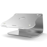 MoKo Cooling Computer Stand, Aluminum Laptop Notebook PC Holder for 12-17 Inch Notebook, Compatible with MacBook Air, Pro 13.3/15.4, Acer, ASUS, HP, Surface Laptop 2, Dell XPS and Lenovo, Silver