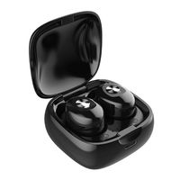 Feccile XG12 TWS Binaural 5.0 Bluetooth Earphones Wireless Waterproof Mini in-Ear HiFi Stereo Sports Headset with Charging Compartment