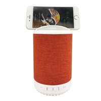 Sysmarts Portable Soundcore Bluetooth Speaker with Loud Stereo Sound, Rich Bass with Holder, FM, AUX (Orange)