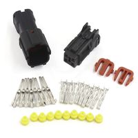 uxcell Car 4 Pin Way Waterproof Electrical Wire Cable Connector Socket 1.8mm