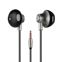 Acode Wired in-Ear Earphones, 3.5mm Metal Housing Earbuds Headphones Best Bass Stereo Headset Compatible with iPhone 6s 6 5s Se 5 5c 4s Plus Samsung Galaxy S8 S7 S6 Plus (Black)