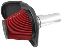 Spectre Performance Air Intake Kit with Washable Air Filter: 2011-2015 Chevy Cruze, 1.4L L4,  Red Oiled Filter with Polished Aluminum Tube, SPE-9044