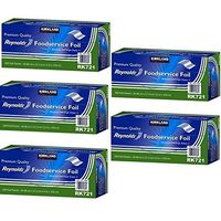 5 Wholesale Lots Kirkland Signature Reynolds Food Service Foil Sheets, 2500 Sheets Total
