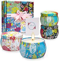 YINUO LIGHT Scented Candles Gift Set for Women, Aromatherapy Candles Stress Relief Natural Soy Wax Travel Tin Fragrance Gift for Mother's Day Birthday Valentine's Day Weddings Christmas