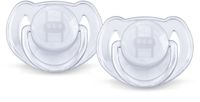 Philips Avent Orthodontic Pacifier, 6-18 Months, Translucent Colors SCF170/22, Colors May Vary