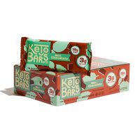 KETO BARS : The Original High Fat, Low Carb, Ketogenic Bar. Gluten Free, Vegan, Homemade with simple ingredients. [Mint Chocolate, 10 Pack]