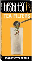 Tiesta Tea | Loose Leaf Tea Filters | 100 Count | Disposable Tea Infuser | 100% Natural Unbleached Paper | Steeps Tea and Coffee | Eco-Friendly | Single Serve Filter for a Cup of Tea