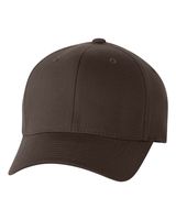 Flexfit Men's Athletic Baseball Fitted Cap, Brown, S/M