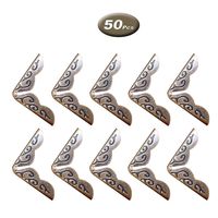 50 Pcs Metal Book Corner Protector