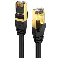 2m/6.5ft CAT8 Ethernet Cable Veetop 40Gbps 2000Mhz High Speed Gigabit SFTP LAN Network Internet Cables with RJ45 Gold Plated Connector for Router, Modem, Gaming, Xbox(1 Pack)