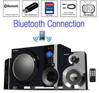 Boytone BT-215FD Wireless Bluetooth Stereo Audio Speaker 55 W with Powerful Sound, Bass System, FM Radio, Remote Control, Aux-in Port, USB/SD/for Phone's Laptops