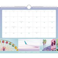 Matt Crump 2019-2020 Academic Year Monthly Wall Calendar, Medium, 15" x 12" (MC100-707A)