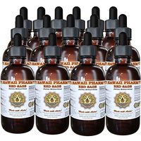 Red Sage Liquid Extract, Organic Red Sage (Salvia Miltiorrhiza) Tincture, Herbal Supplement, Hawaii Pharm, Made in USA, 15x4 fl.oz