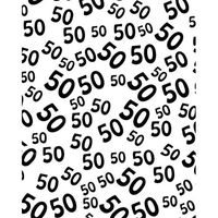 Age 50 Tissue Paper - 4 Sheets