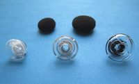 Set SML 1pc Small 1pc Medium 1pc Large Eartips + Foam Cushions Compatible with Plantronics Voyager 5200 5220, Voyager Pro, Pro +, Pro HD, Pro UC, and Voyager Legend, Legend UC Headset Wireless Devices