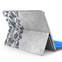 igsticker Ultra Thin Premium Protective Back Stickers Skins Universal Tablet Decal Cover for Microsoft Surface Pro 4/ Pro 2017/ Pro 6(2018) 011744 Flower　Chic　Elegant