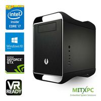 VR Ready Mini Gaming PC w/Intel i7-6700, 16GB,256GB 2.5" SSD, 2TB HDD, GTX 1080, Win 10 Home - Configured and Assembled by MITXPC