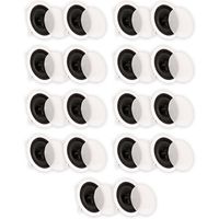 Theater Solutions CS6C In Ceiling 6.5" Speakers Surround Sound Home Theater 9 Pair Pack 9CS6C