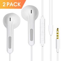 VOCC Earphones Earbuds Noise Isolating Headphones in-Ear Earbuds with Mic&Remote Control Compatible with Samsung Huawei Android Smartphones Tablets and All 3.5mm Audio Devices