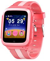 DanCoTek Smart Watch for Kids Boys Girls Unlocked 2G GSM Two Way Phone Call SOS Call Touchscreen Front Camera Games Learning Numbers (Rosy)