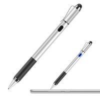 Dewang Active Stylus Pen, 2 in 1 Digital Pencil High Sensitivity Precision Fine Tip with Passive Rubber Tip Capacitive Pencil for Most iPhone Android Touch Screen Devices (Space Grey)