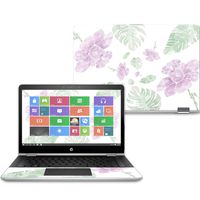 Mightyskins Skin Compatible With Hp Pavilion X360 14" (2017) - Water Color Flowers | Protective, Durable, And Unique Vinyl Decal Wrap Cover | Easy To Apply, Remove, And Change Styles | Made In The Usa