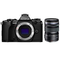 Olympus OM-D E-M5 Mark II Micro Four Thirds Digital Camera Body Only Black Bundle with M.ZUIKO Digital ED 12-50mm F3.5-6.3 EZ Lens Black