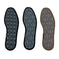 Comfort Summer Breathable Thin Lightweight Barefoot Insoles, (Pack of 3)