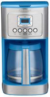 Cuisinart DCC-3200 14 Cup Glass Carafe with Stainless Steel Handle Programmable Coffeemaker, Sky Blue