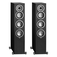 Elac Uni-Fi UF5 3-Way Bass Reflex Floorstanding Speaker (Pair, Black)