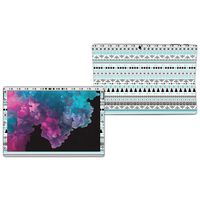 Mightyskins Skin Compatible With Microsoft Surface Pro 6 Tablet - Turquoise Tribal | Protective, Durable, And Unique Vinyl Decal Wrap Cover | Easy To Apply, Remove, And Change Styles | Made In The Usa