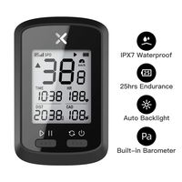 Wantacme GPS Bike Computer Wireless IPX7 Waterproof Bluetooth 5.0/ANT+ Cycling Computer LCD Automatic Backlight Speedometer Odometer