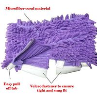 ESC Standard Size (12.5" X 7.5") / Large XL (16.5" X7.5") / Triangular (11" X7") Steam Mop Replacement Pocket Pads for Euro-pro Shark S3501 S3601 S3901 S3550 Se450 XLT3501 Refill (1, Standard Coral Microfiber)