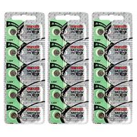 3X 5PK Maxell Silver Oxide SR726W High Drain Watch Battery Replaces 310 L 126/D 394, 1161SO, 280-17, 394, 394A, 625, AG9, D394, GP394, L936, LR936, R394/27, RW 335, RW33, S33, S936S, SB-A4, SG9, V394