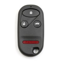 uxcell New 4 Buttons Key Fob Remote Control Case Shell Replacement KOBUTAH2T for 1998-2002 Honda Accord