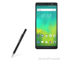 BlackBerry Evolve Stylus Pen, BoxWave [FineTouch Capacitive Stylus] Super Precise Stylus Pen for BlackBerry Evolve - Jet Black