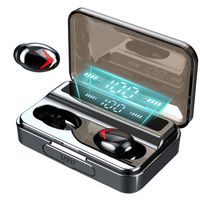 Wireless Earbuds, Bluetooth 5.0 Headphones IPX7 Waterproof Earbuds, 130 Playtime, in Ear Headphones with Microphone, HD Deep Bass, Wireless Earphones with Touch Control, Smart LCD Digital Display