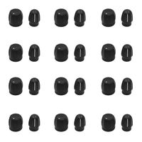 12Set Volume Knob and Channel Knob Cap for Motorola Radios HT750 HT1250 EP350 EP450 EX500 EX600 CP200D CP200 CP150 PR400 PRO5150 CP040