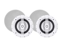 Monoprice 2-Way Architectural Aluminum Ceiling Speakers - 8 Inch with Micro Ceramic Composite Tweeter (Pair) - Sycamore Series