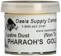 Oasis supply Lustre Dust, Pharaoh's Gold (Old Gold), 2 Gram