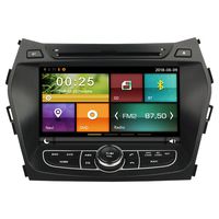 Maxtrons 8 Inch Car DVD GPS Navigation Player Stereo Radio Autoradio headunit In Dash Radio For Hyundai IX45 Santa Fe 2013 - 2016 Free Camera