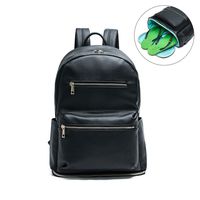 Backpack for Women Leather by Mominside, Backpack Purse, womens backpack (Black)
