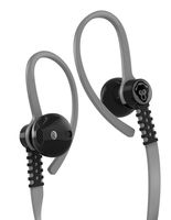 Popclik Flex Earphones Gray for Apple with Microphone & Control Compatible with iPhone, iPod and iPad