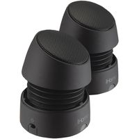 iHome iHM79BC Rechargeable Mini Speakers (Black)