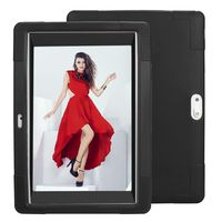MChoice Universal Silicone Cover Case for 10 10.1 Inch Android Tablet PC (Black)