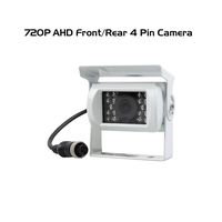 Ares Vision Vehicle 1080P/720P/700 TVL Aviation 4 PIN HD Rear/Front/Side/Waterproof Cameras (720P, White R/F)