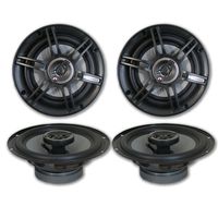 4 x Crunch 6.5" 3-Way Car Audio coaxial Speakers 6-1/2" 300W
