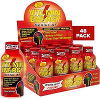 Vitamin Energy Focus+ Shots (48-Pack) | Energy Lasts up to 7+ Hours* | Packed with BCAAs & COQ10 | Keto Drink Friendly 0 Carb, 0 Sugar