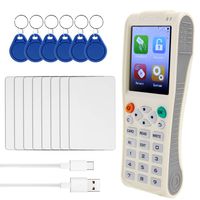 Leepesx Handheld Key Machine iCopy 8 with Full Decode Function Intelligent Card Key Machine RFI-D NFC Copier IC/I-D Reader Writer Duplicator