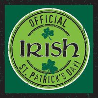 Creative Converting 18 Count Beverage Napkins, Officially Irish